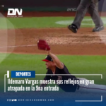 Ildemaro Vargas muestra sus reflejos en gran atrapada en la 9na entrada